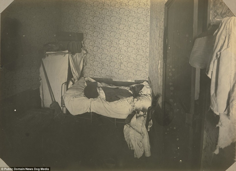 Las primeras fotos de la escena del crimen de 1904
