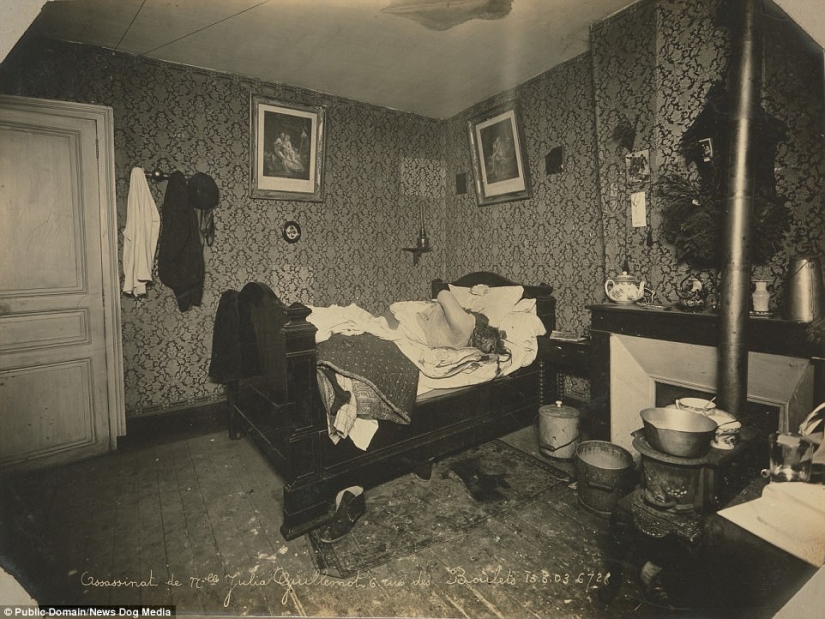 Las primeras fotos de la escena del crimen de 1904