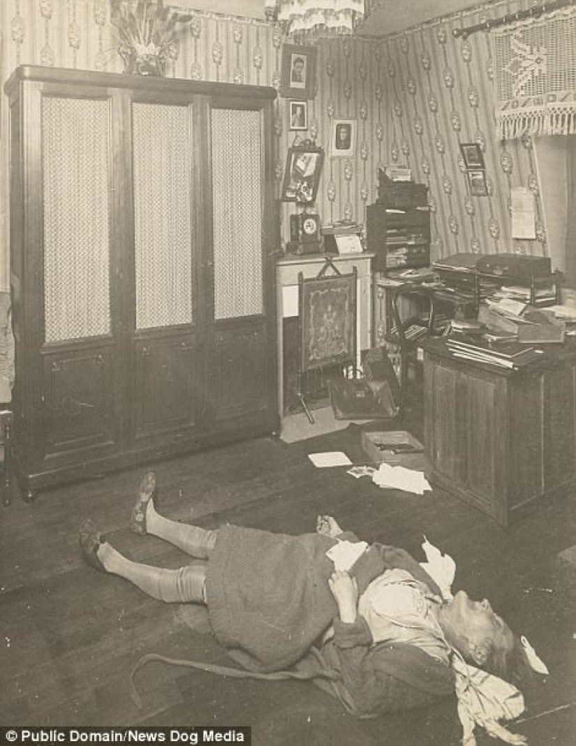 Las primeras fotos de la escena del crimen de 1904