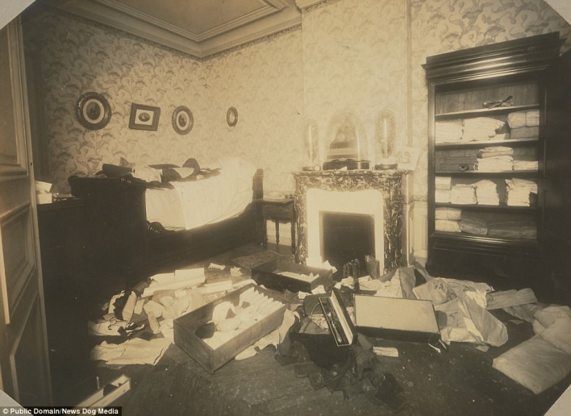 Las primeras fotos de la escena del crimen de 1904