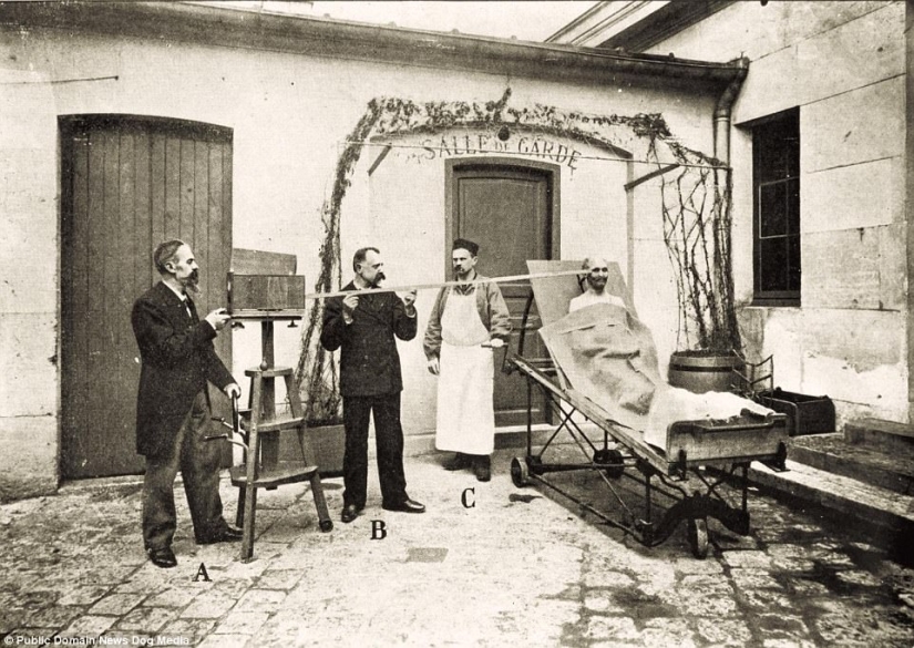 Las primeras fotos de la escena del crimen de 1904