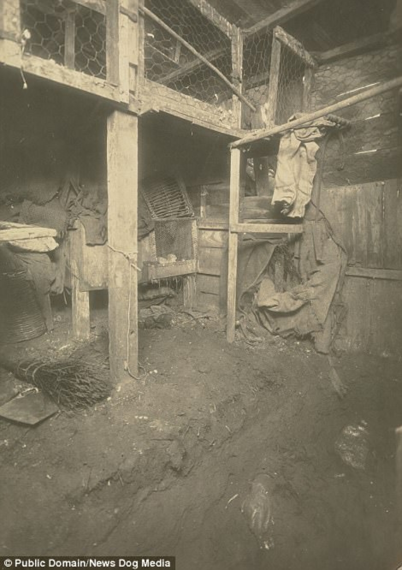 Las primeras fotos de la escena del crimen de 1904