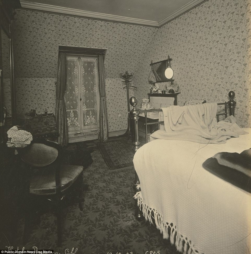 Las primeras fotos de la escena del crimen de 1904