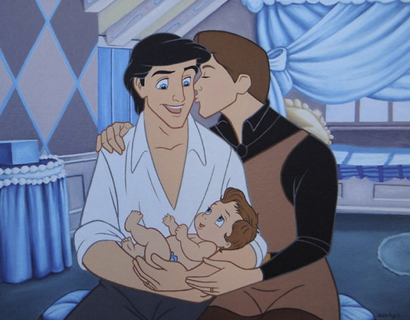 Las provocativas ilustraciones de personajes de Disney arruinarán tu infancia
