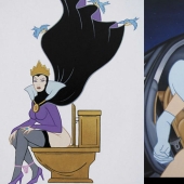 Las provocativas ilustraciones de personajes de Disney arruinarán tu infancia