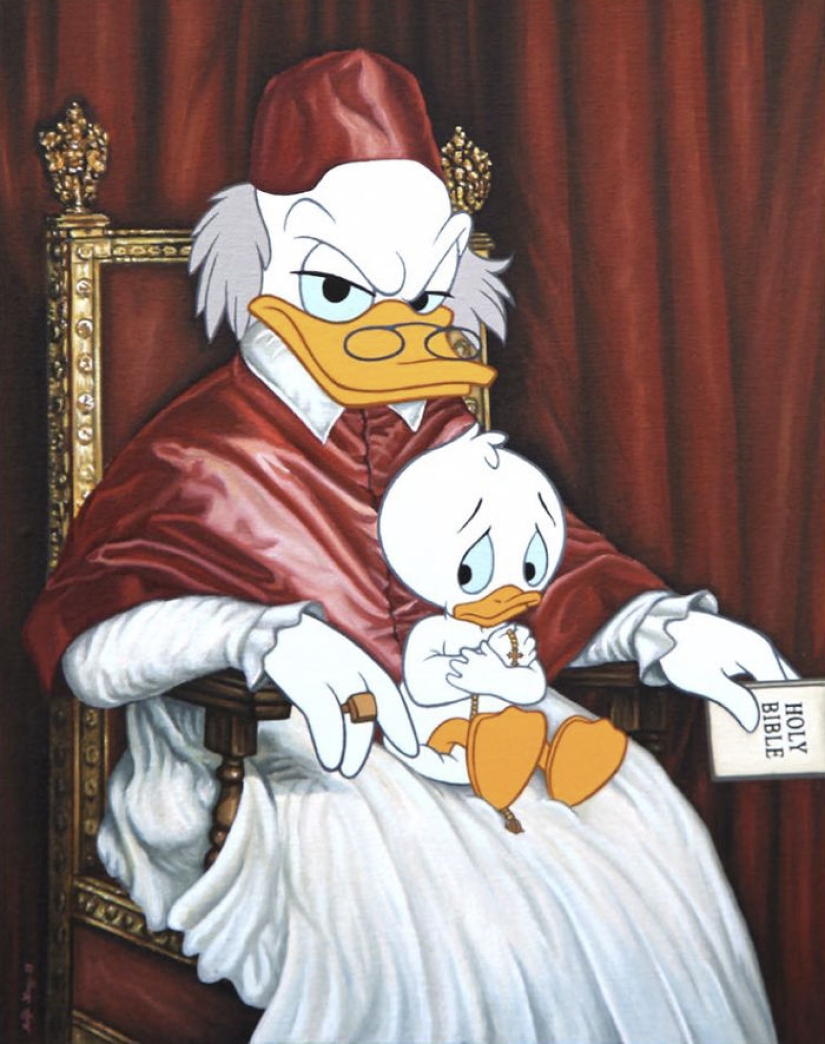 Las provocativas ilustraciones de personajes de Disney arruinarán tu infancia