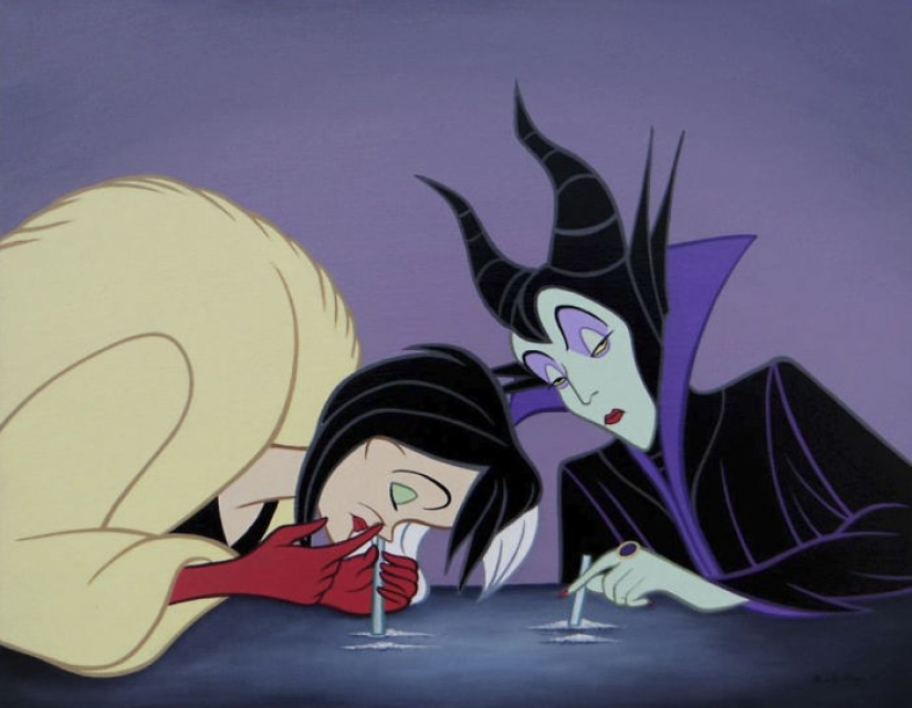 Las provocativas ilustraciones de personajes de Disney arruinarán tu infancia