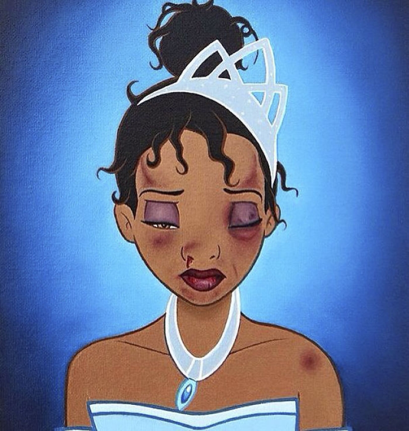 Las provocativas ilustraciones de personajes de Disney arruinarán tu infancia