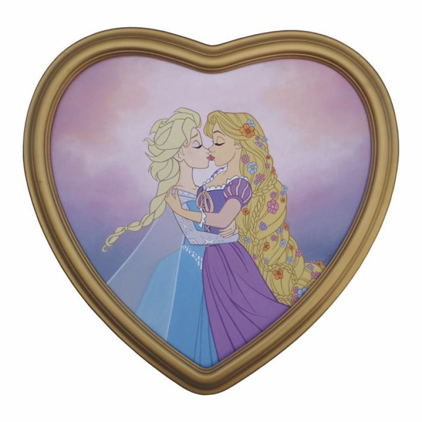 Las provocativas ilustraciones de personajes de Disney arruinarán tu infancia