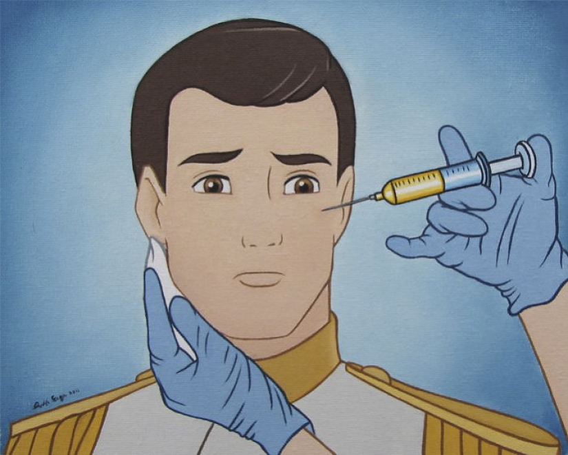 Las provocativas ilustraciones de personajes de Disney arruinarán tu infancia