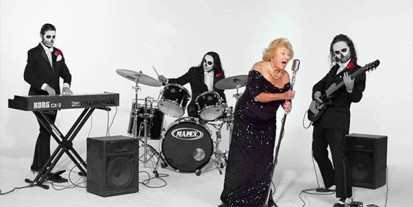 "Laugh at death": 96-year-old metalhead gives heat