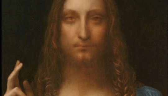 Leonardo da Vinci's painting sold for a record 450 million dollars