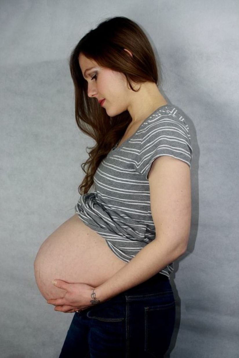 Live birth: an American woman filmed the birth of her daughter at home