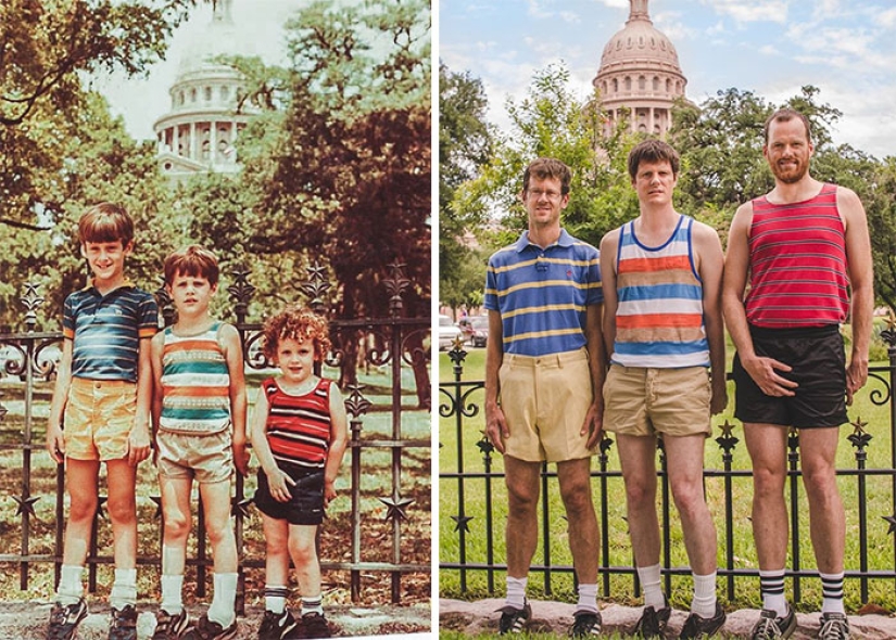 Lo que ha crecido, ha crecido: los 19 mejores intentos de reproducir fotos de niños