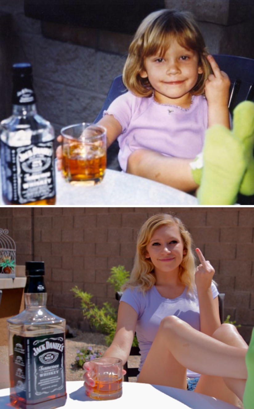 Lo que ha crecido, ha crecido: los 19 mejores intentos de reproducir fotos de niños