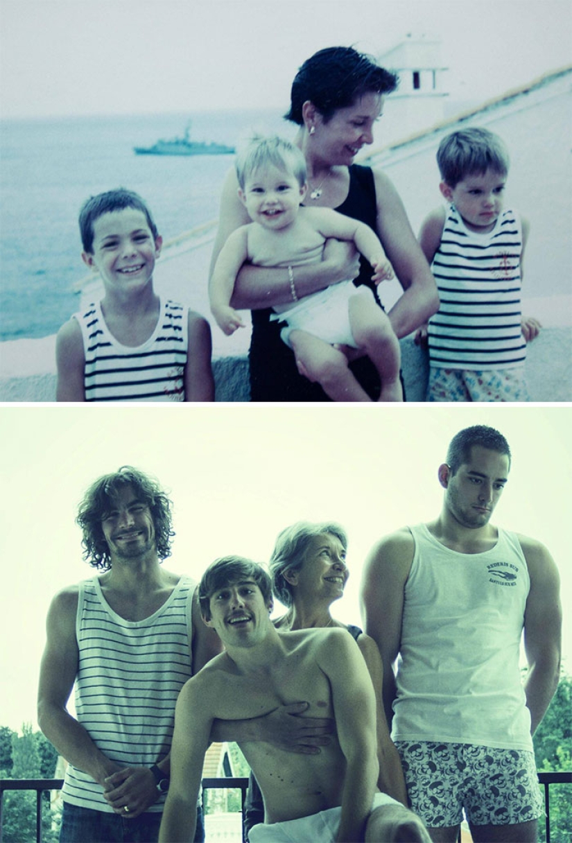 Lo que ha crecido, ha crecido: los 19 mejores intentos de reproducir fotos de niños