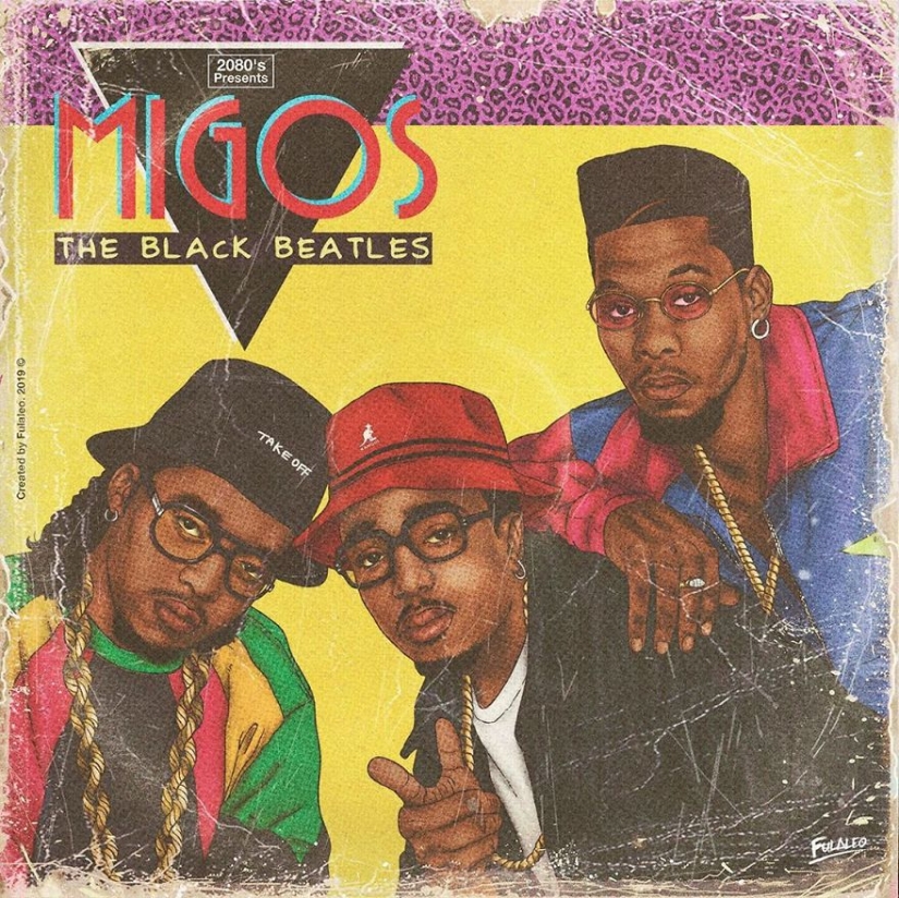 "Long live my mustache!": what would modern stars look like in the 80s