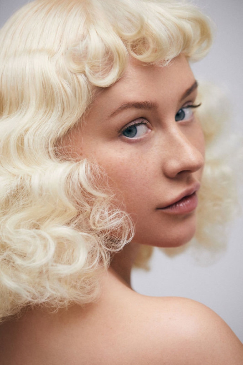 Los fanáticos no reconocerán a Christina Aguilera en una sesión de fotos sin maquillaje