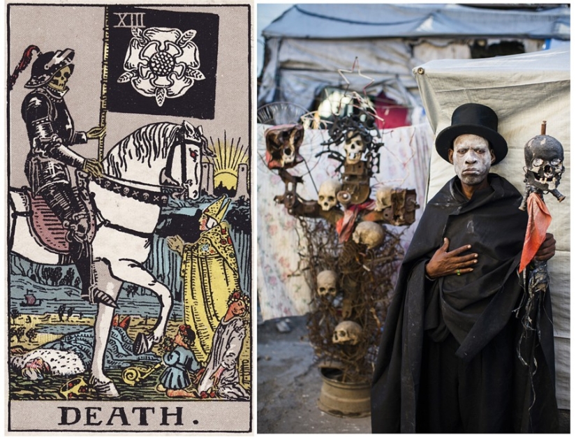 Los habitantes de Haití han dado vida a las misteriosas cartas del Tarot Los habitantes de Haití han dado vida a las misteriosas cartas del Tarot