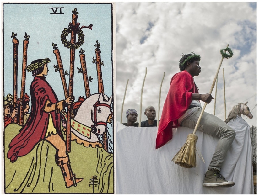 Los habitantes de Haití han dado vida a las misteriosas cartas del Tarot Los habitantes de Haití han dado vida a las misteriosas cartas del Tarot