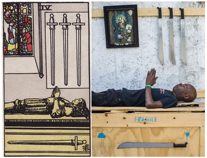 Los habitantes de Haití han dado vida a las misteriosas cartas del Tarot Los habitantes de Haití han dado vida a las misteriosas cartas del Tarot
