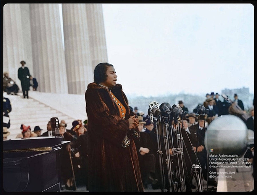 Los marcos históricos más emblemáticos ahora están en color