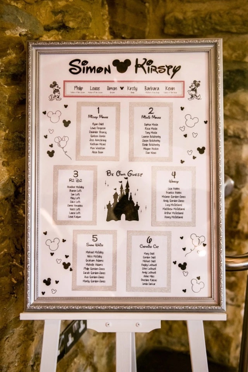 Los recién casados organizaron una boda al estilo Disney. Tomó varios años prepararse