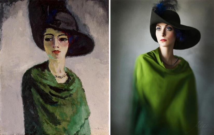 Los usuarios de VKontakte han recreado pinturas de la época clásica