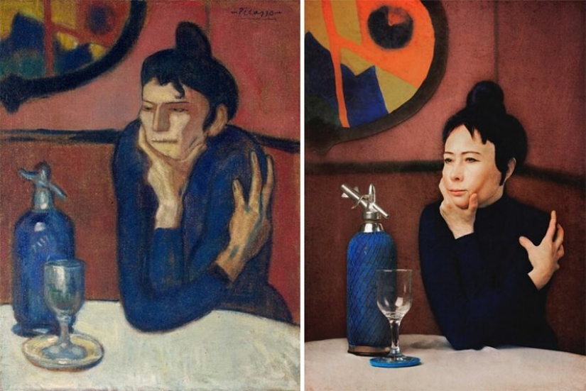Los usuarios de VKontakte han recreado pinturas de la época clásica