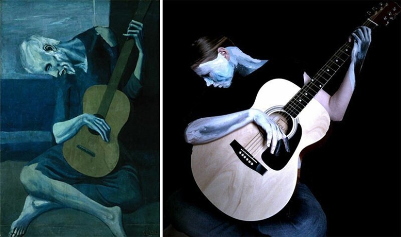 Los usuarios de VKontakte han recreado pinturas de la época clásica