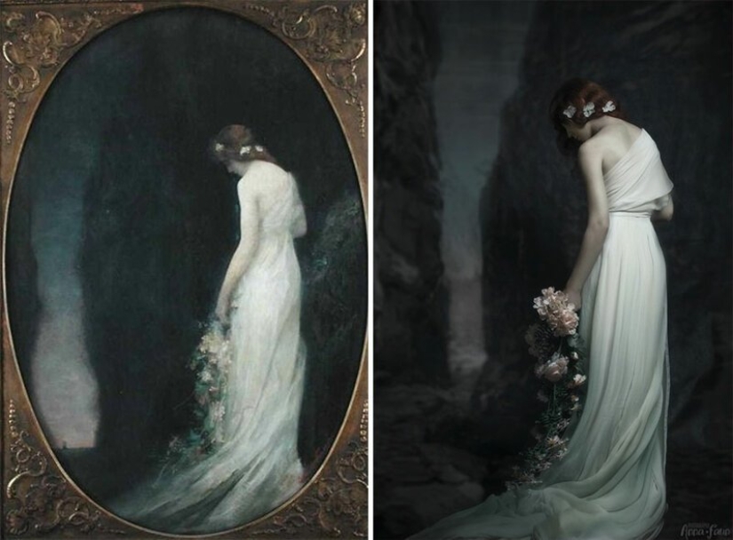 Los usuarios de VKontakte han recreado pinturas de la época clásica