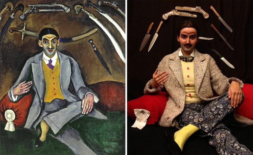 Los usuarios de VKontakte han recreado pinturas de la época clásica