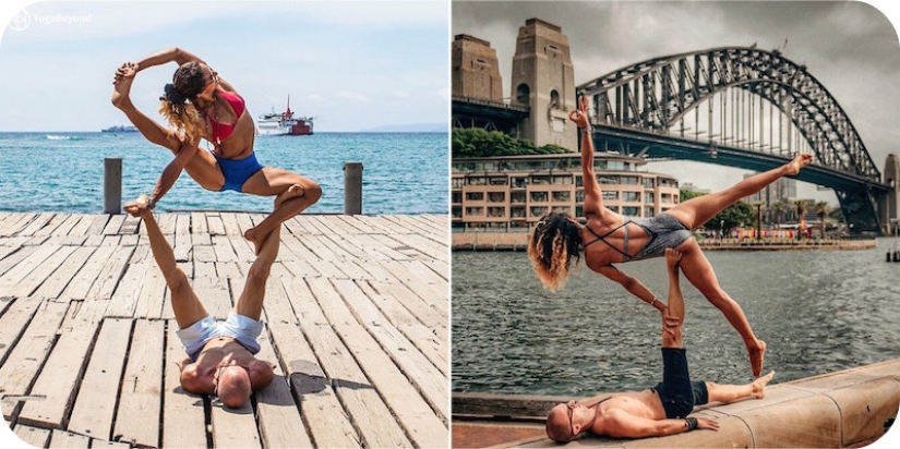 Love and yoga can be practiced everywhere Love and yoga can be practiced everywhere