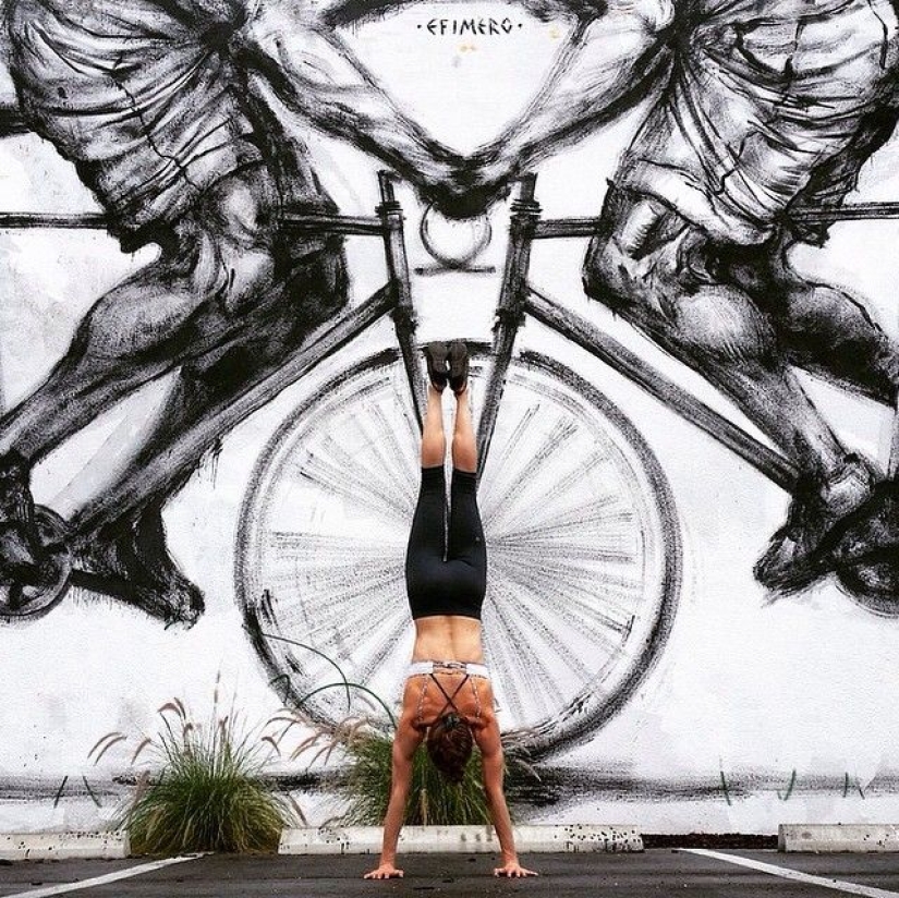 Love and yoga can be practiced everywhere Love and yoga can be practiced everywhere