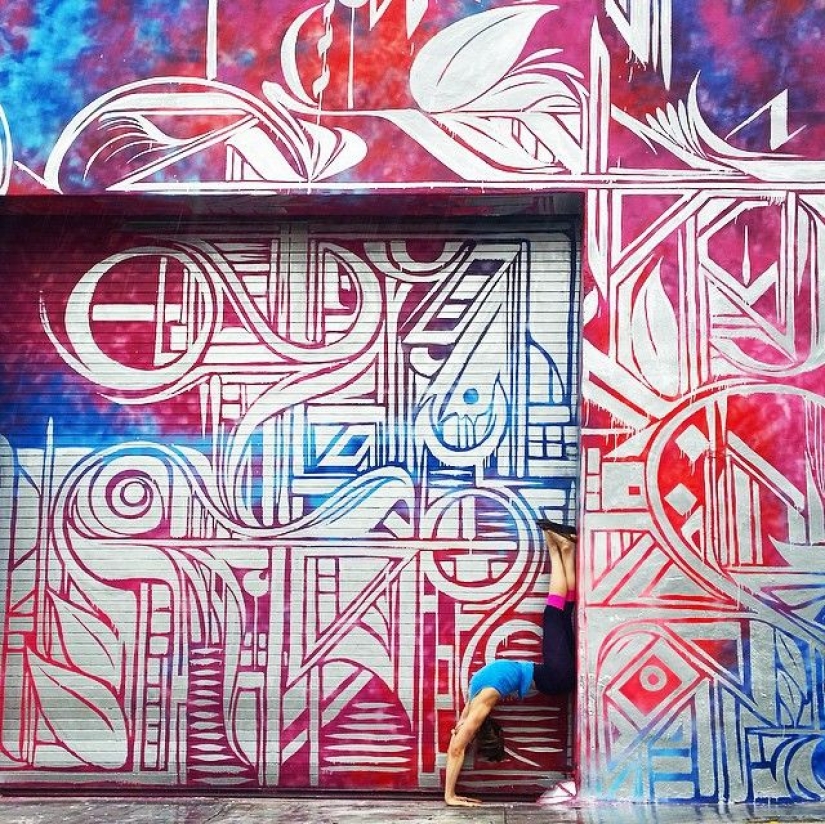 Love and yoga can be practiced everywhere Love and yoga can be practiced everywhere