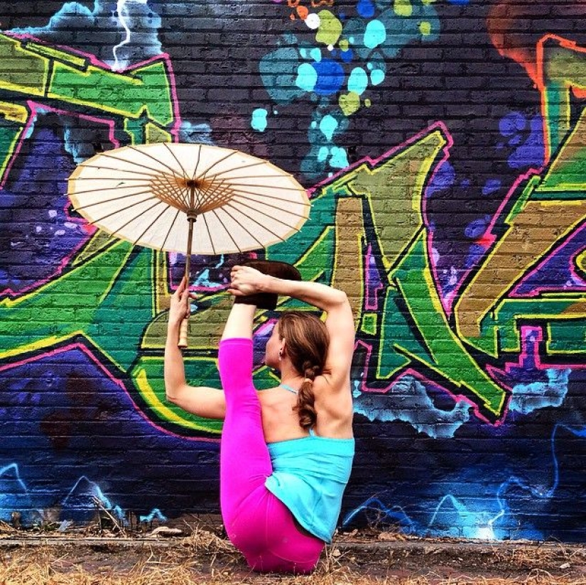 Love and yoga can be practiced everywhere Love and yoga can be practiced everywhere