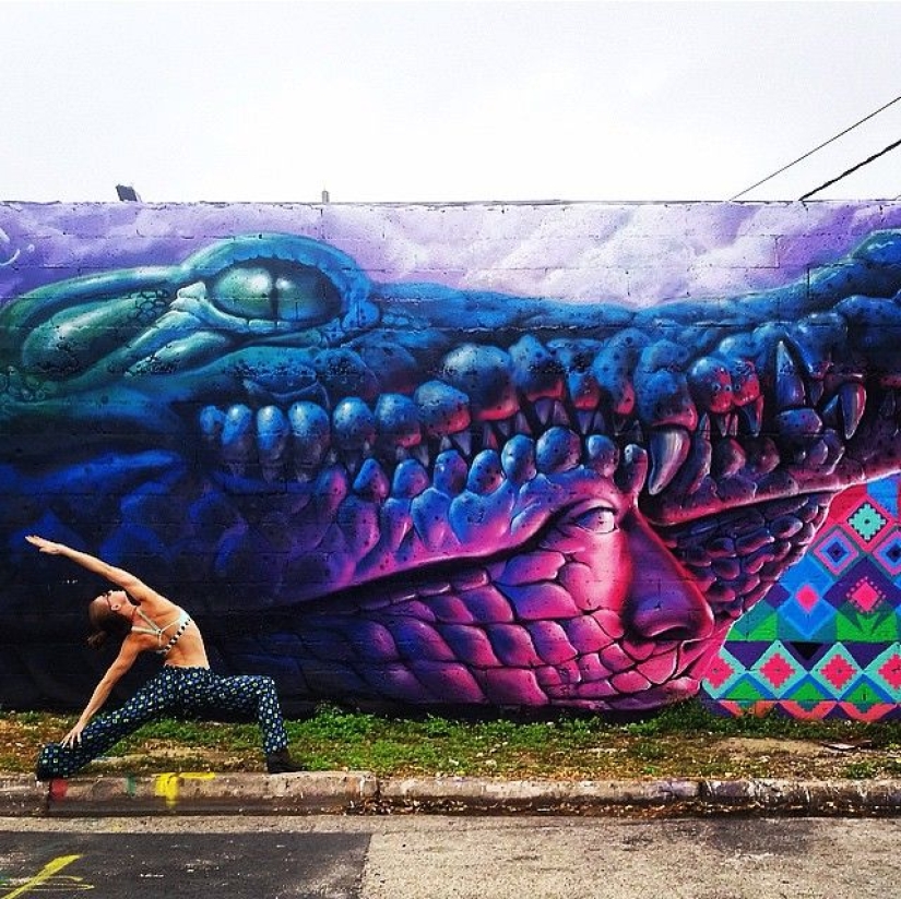 Love and yoga can be practiced everywhere Love and yoga can be practiced everywhere