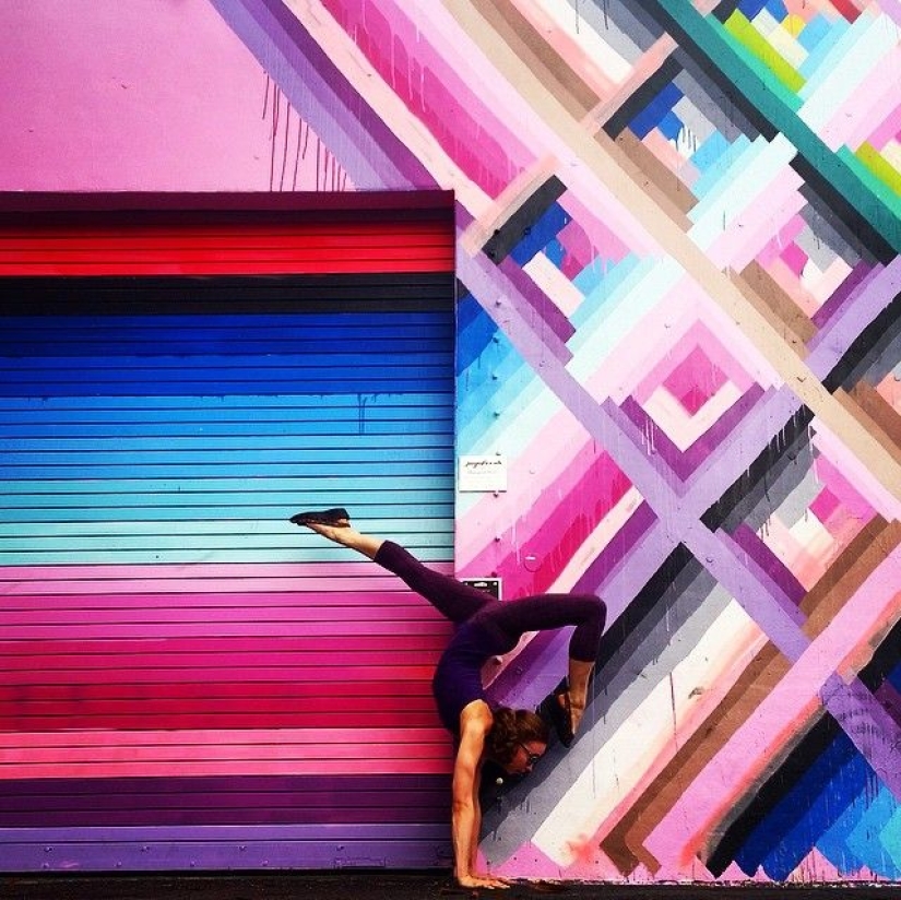 Love and yoga can be practiced everywhere Love and yoga can be practiced everywhere