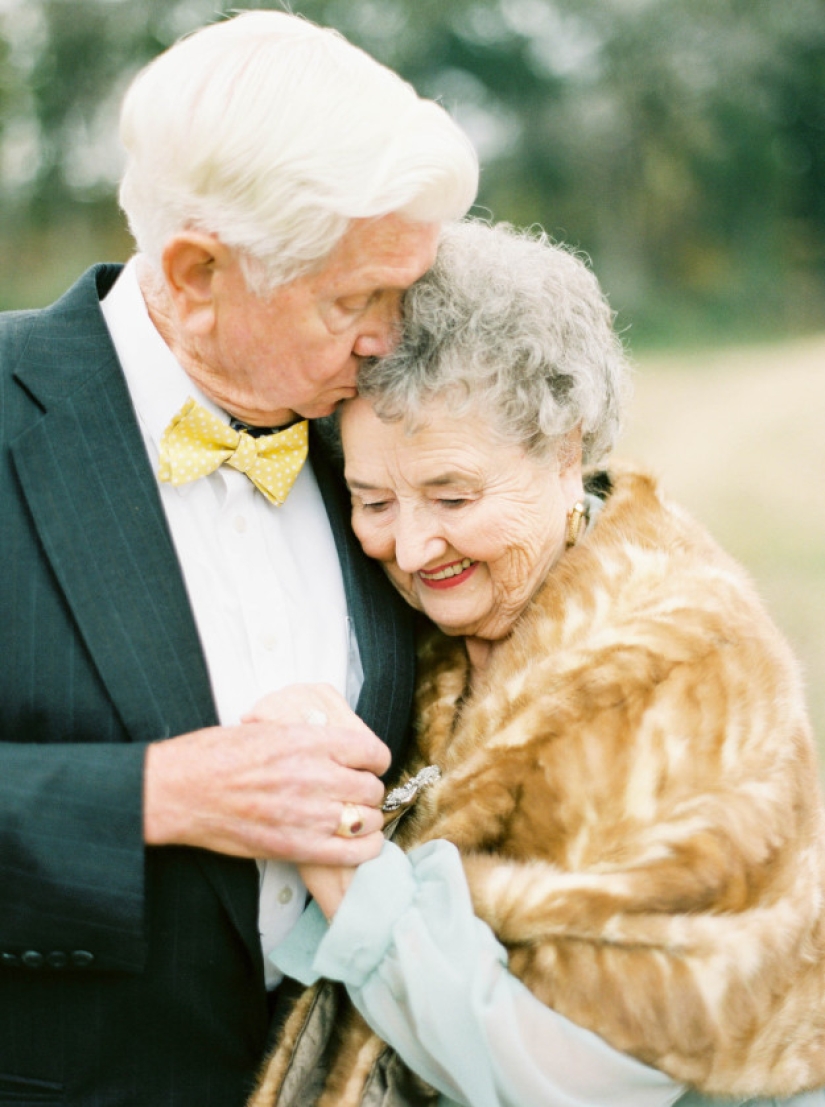 Love does not rust: a photo shoot of lovers who have been married for 63 years