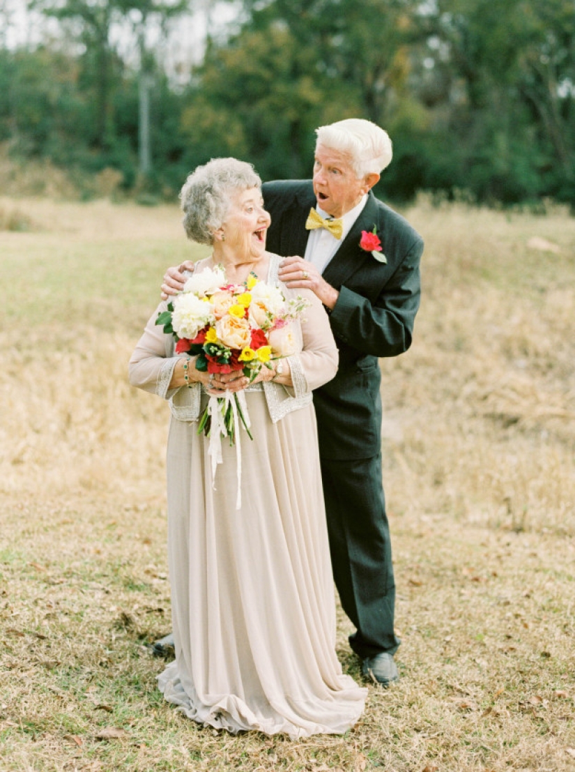Love does not rust: a photo shoot of lovers who have been married for 63 years