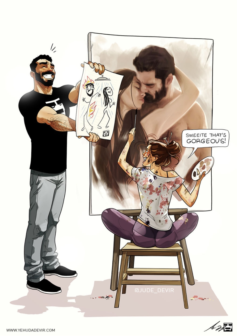 "Love is pain": Israeli artist continues to tell the truth about family life