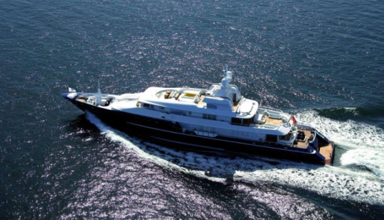 Luxury yachts that can be rented for the winter holidays for a million dollars