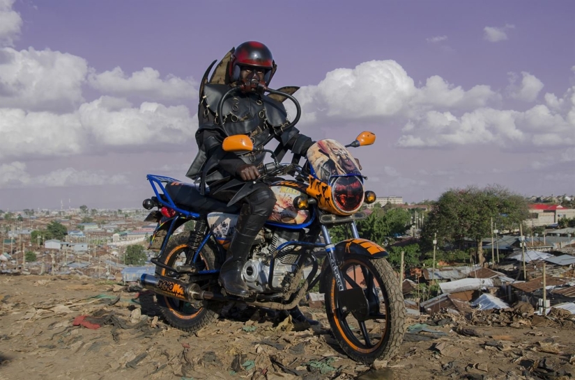 Mad Max and other tuned motorcycle taxi drivers from Nairobi