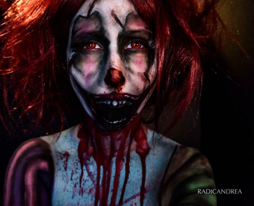 Make-up stylist who will revive your nightmares