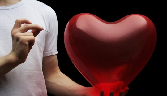 Man under magnifying glass