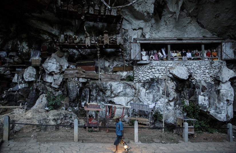 Manene Festival, during which the people of Toraja dig up the bodies of their deceased relatives