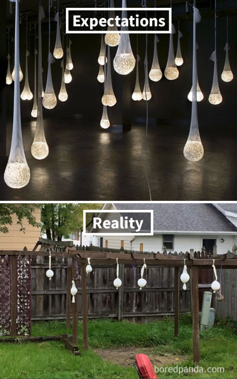 Manualidades creativas con sus manos: las expectativas y la realidad