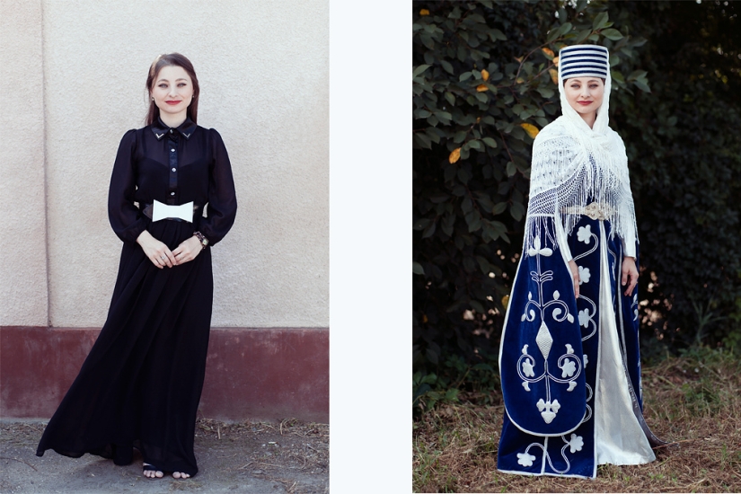 Mapping the Caucasus: how a person changes when he puts on a national costume