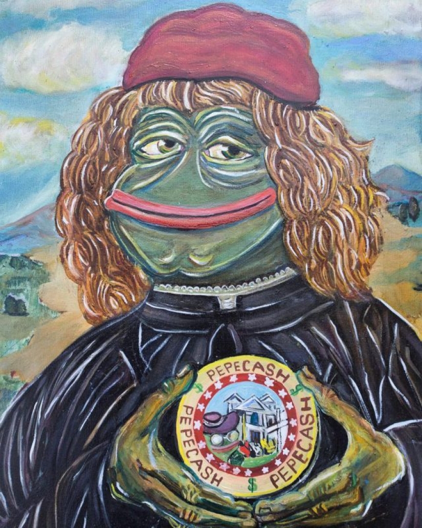 Michelangelo: an artist from St. Petersburg creates copies of world masterpieces with an Internet meme