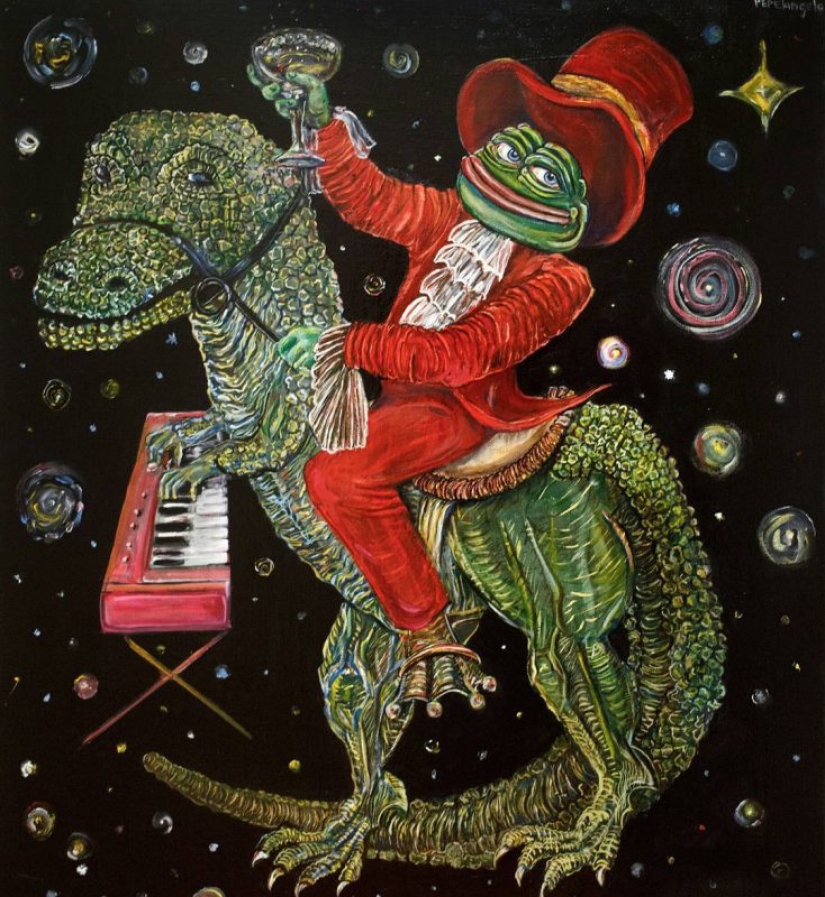 Michelangelo: an artist from St. Petersburg creates copies of world masterpieces with an Internet meme